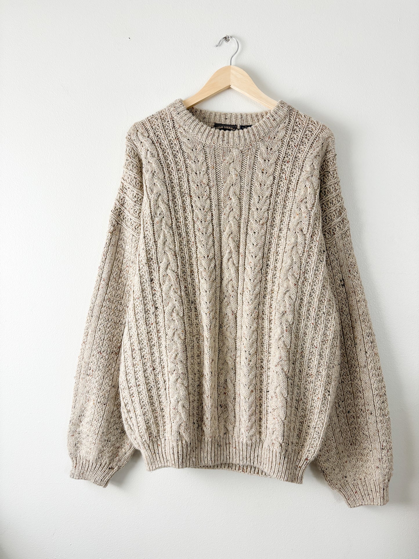 Vintage High Sierra Cableknit Sweater
