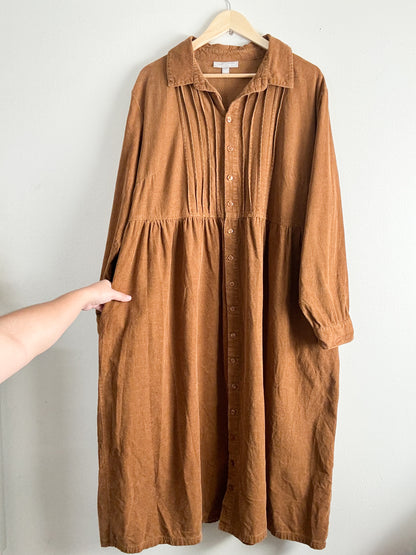 Woman Within micro corduroy dress