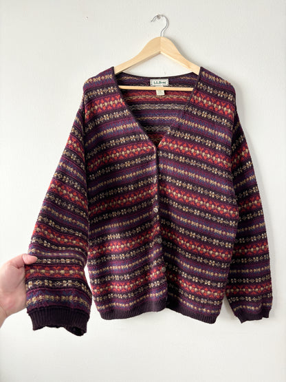 Vintage LL Bean Cardigan