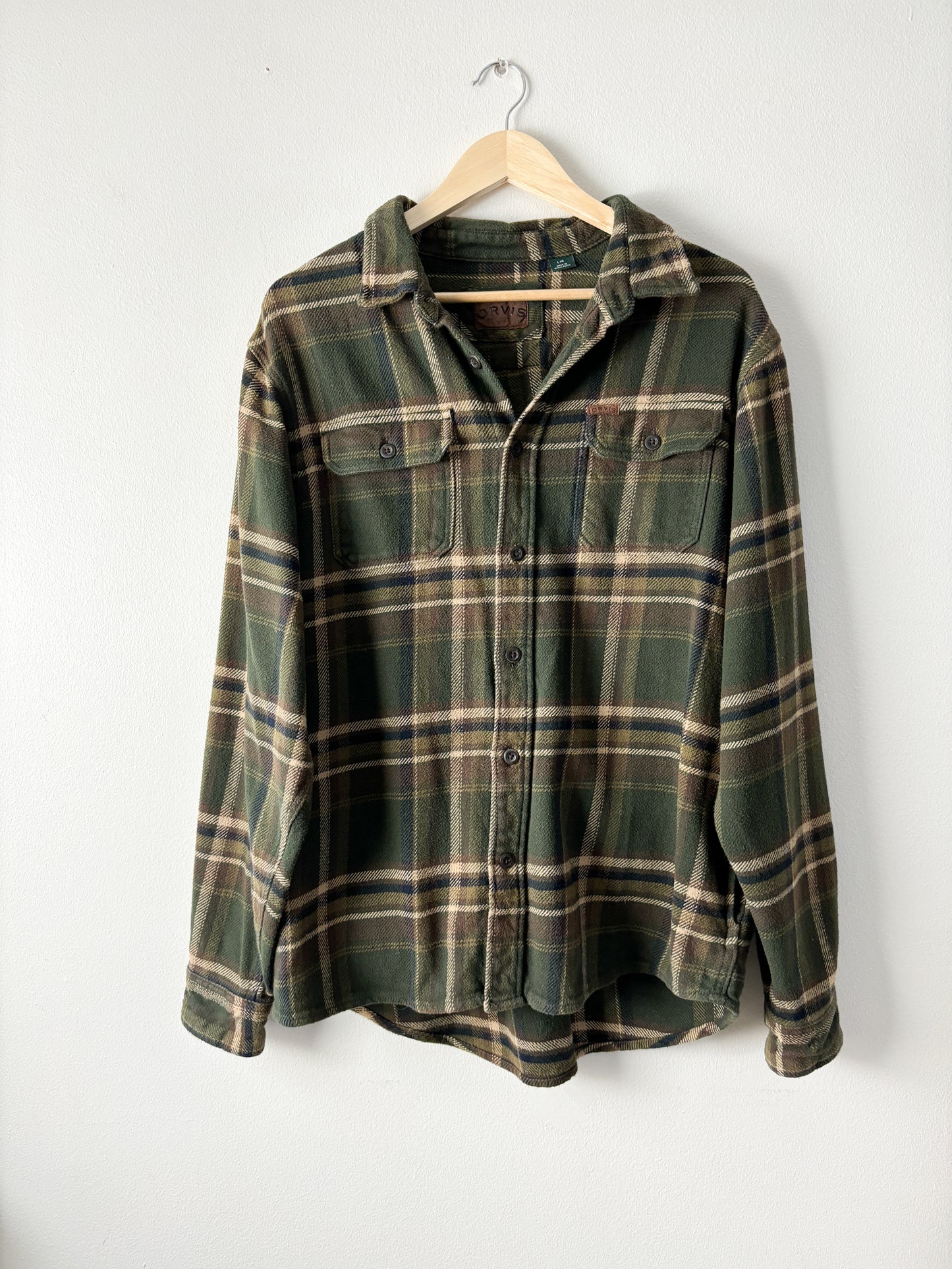 Orvis Green Plaid Flannel