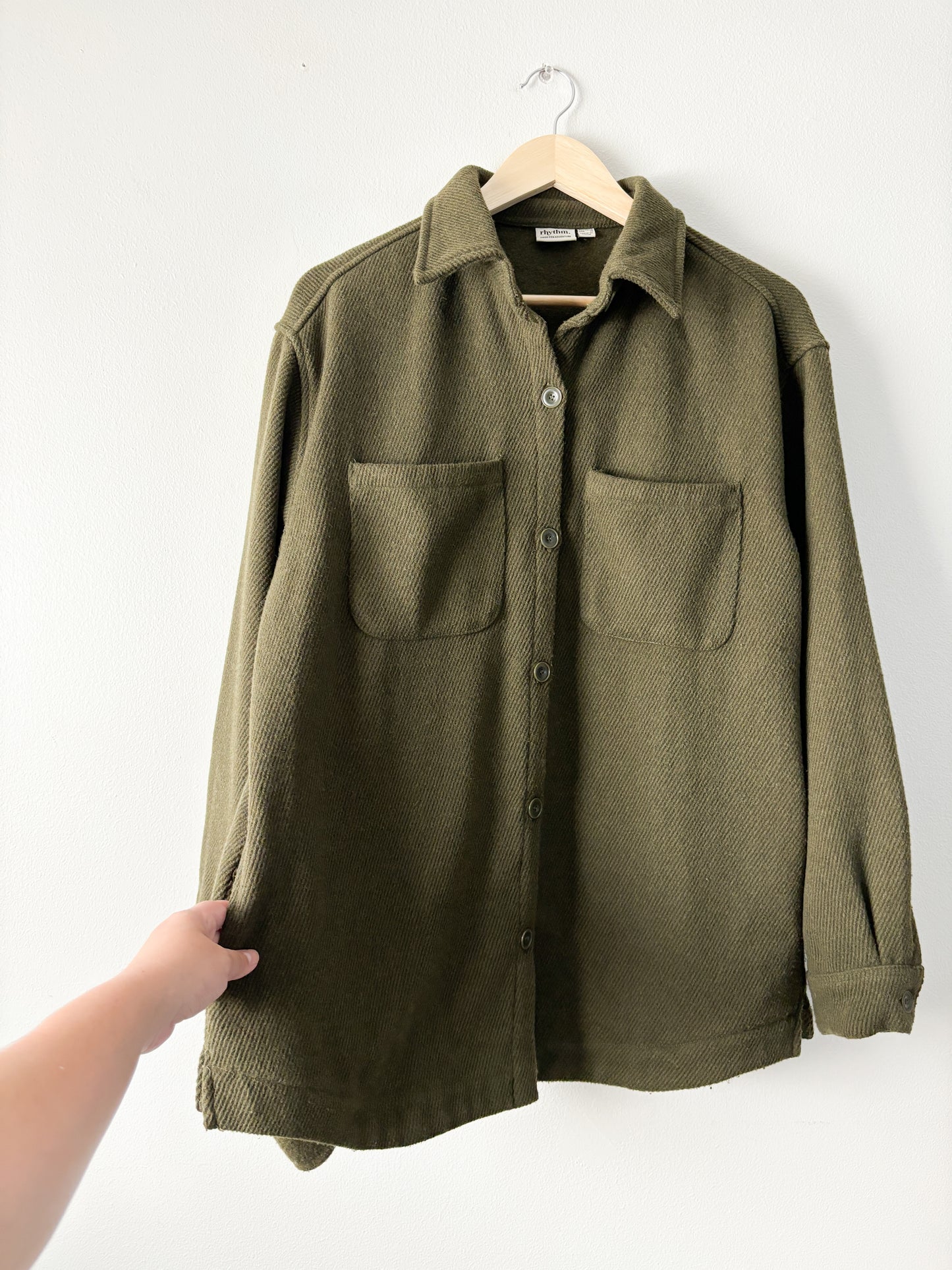 Rhythm Olive shacket