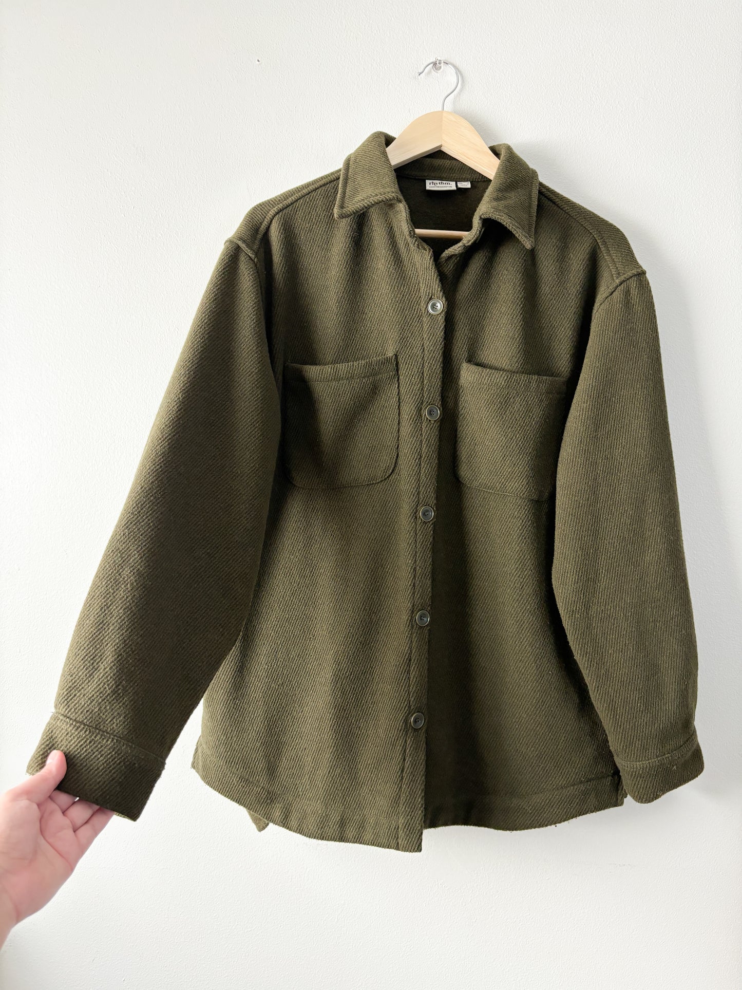 Rhythm Olive shacket